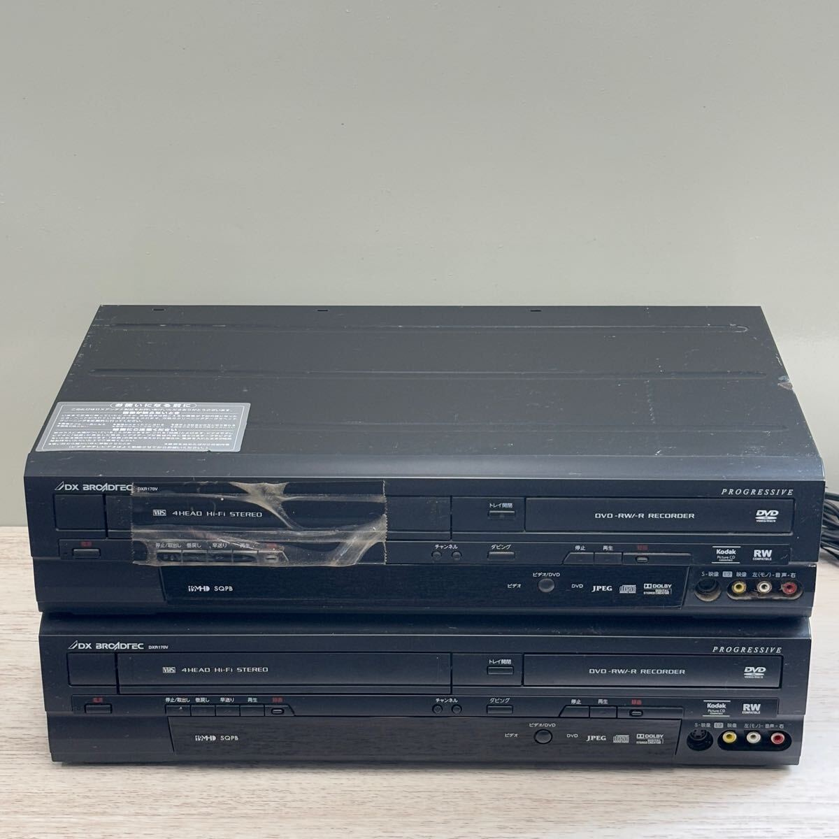 DXBROADTEC DV2011E7  VHS/DVDデッキ Amazon | DXアンテナ ビデオ一体型DVDレコーダー VHSビデオを