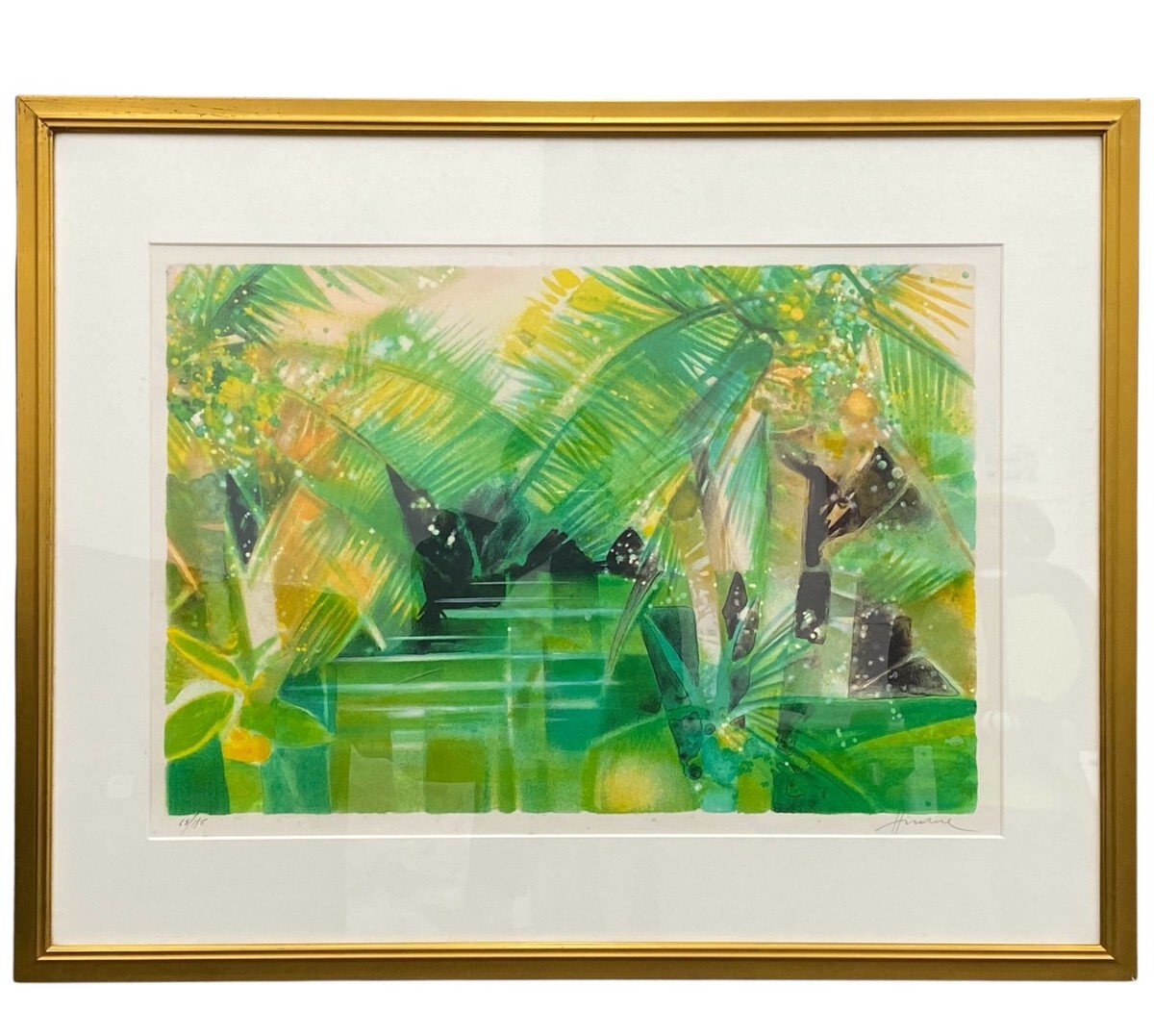 FCP】 真作保証 カミーユ・イレール 限定リトグラフ 「風景