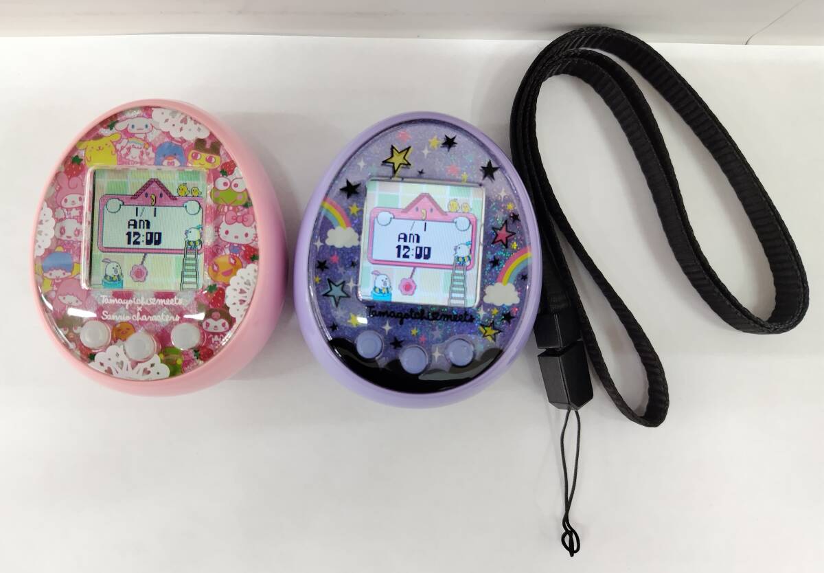 たまごっち iD メロディクラウン パープル(箱・説明書付) ☆中古