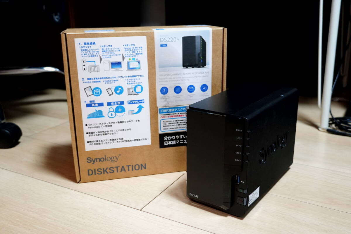Synology DS211+/Broval Box/NAS/ネットワークハードディスク/1TB*2(RAID1)【簡易検証】の落札情報詳細 ...