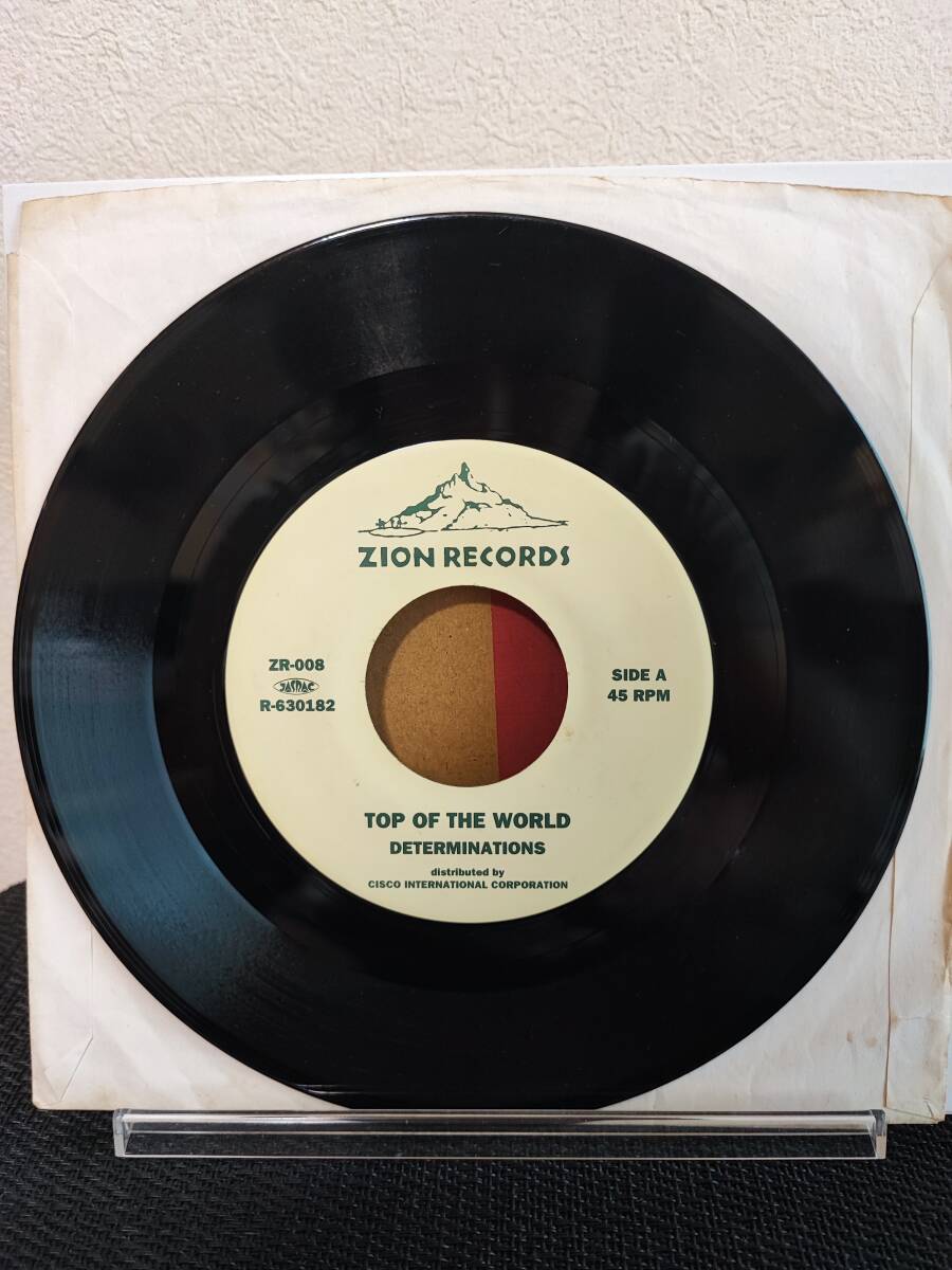 DETERMINATIONS TOP OF THE WORLD レコード レゲエ
