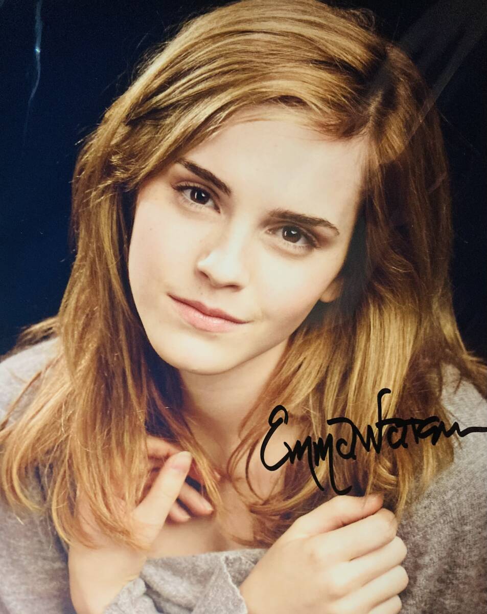 ハリーポッター エマ・ワトソン 直筆サイン入り写真 ハーマイオニー