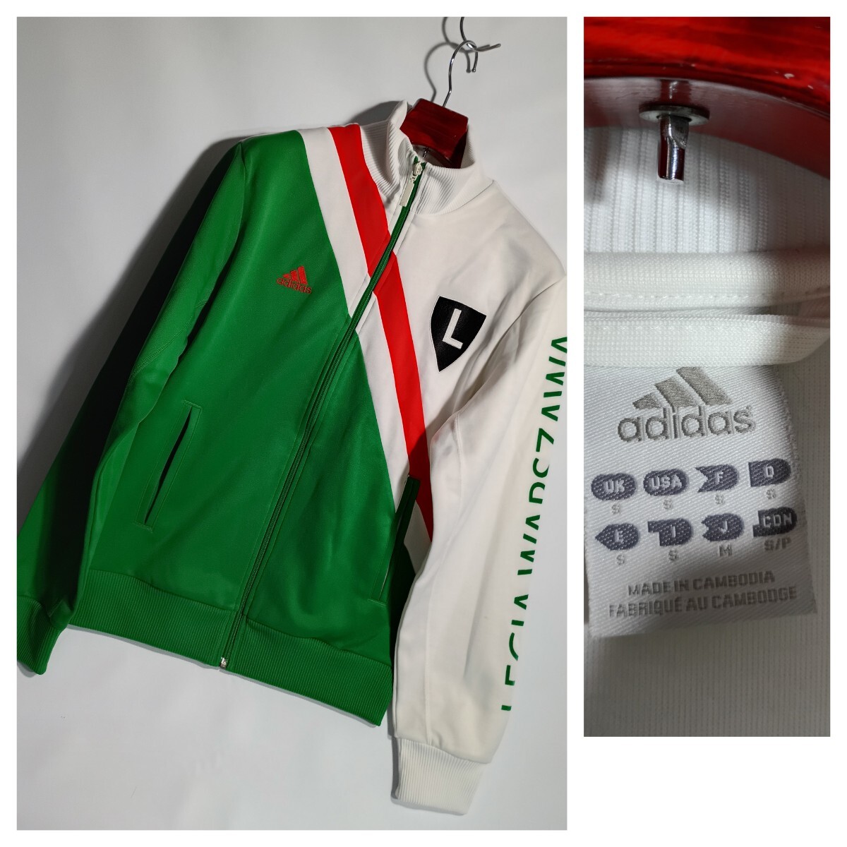 adidas アディダス トラックジャケット ジャージ LEGIA WARSZAWA