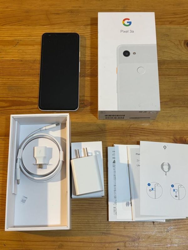 【目立った傷や汚れなし】Google Pixel 3a 64GB 本体のみ ブラック SIMロックなし 初期化済み スマホ スマートフォン ...