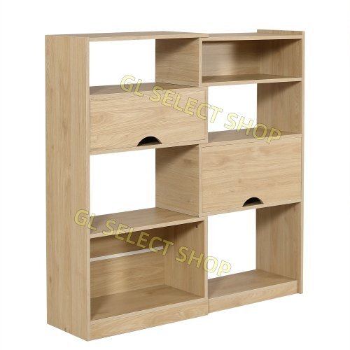 子供部屋の収納にピッタリ 無印良品/MUJI｜タモ材オープンシェルフ 2×