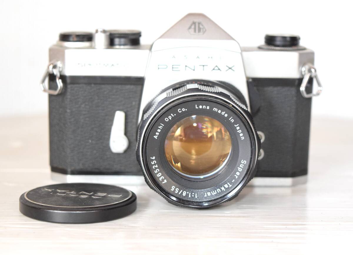 Pentax Spotmatic SP II Argentique Avec Objectifs Takumar 55mm Et 135mm