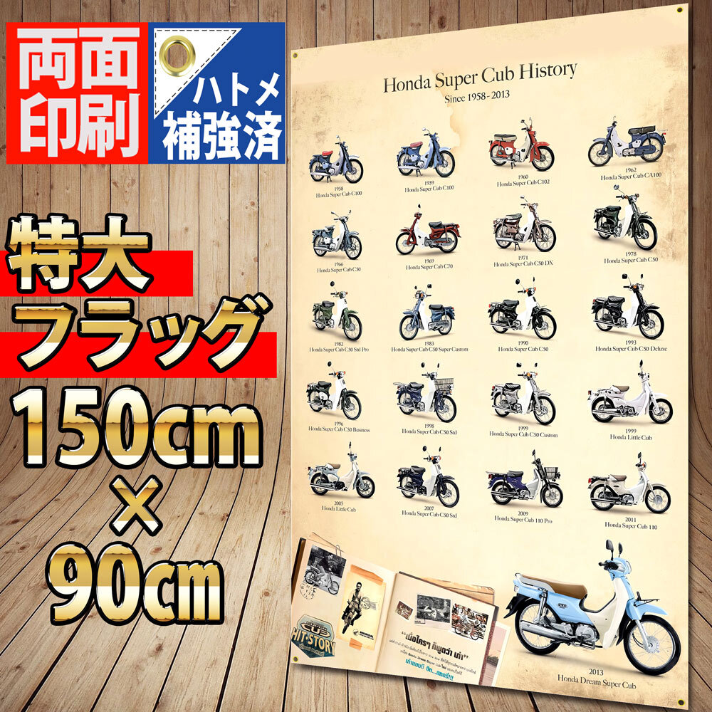 中古】ホンダ スーパーカブ・クロスカブ 60周年 江口寿史 ポスター 3枚