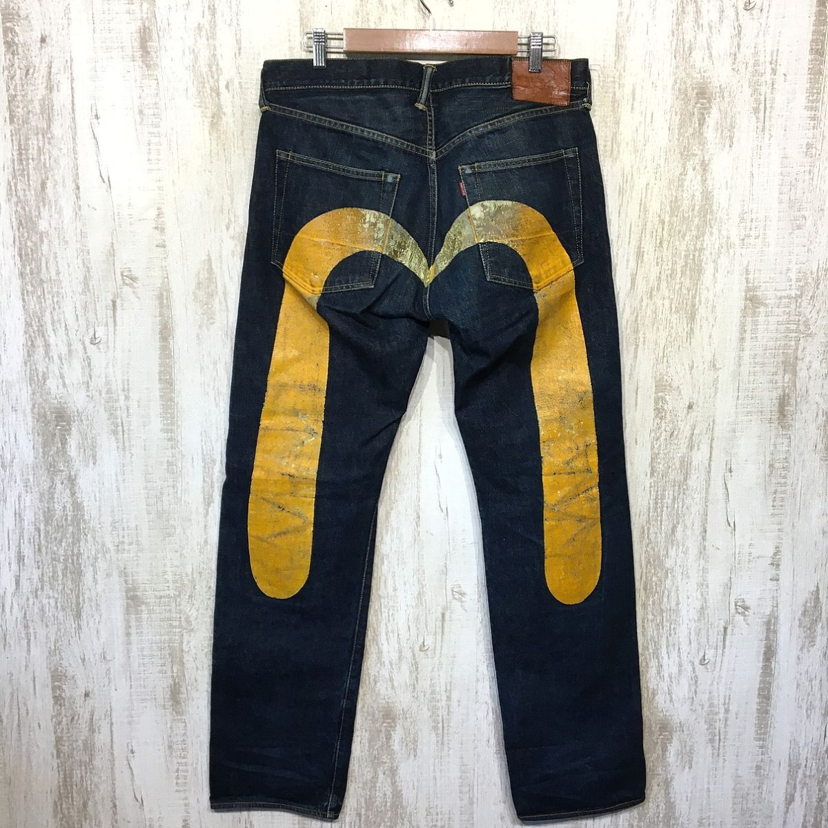 人気✨️赤耳 EVISU エビス 大黒 W34×35 デニムジーンズ