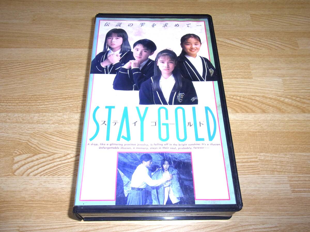 やや傷や汚れあり】ステイ・ゴールド STAY GOLD(1988)□VHS/深津