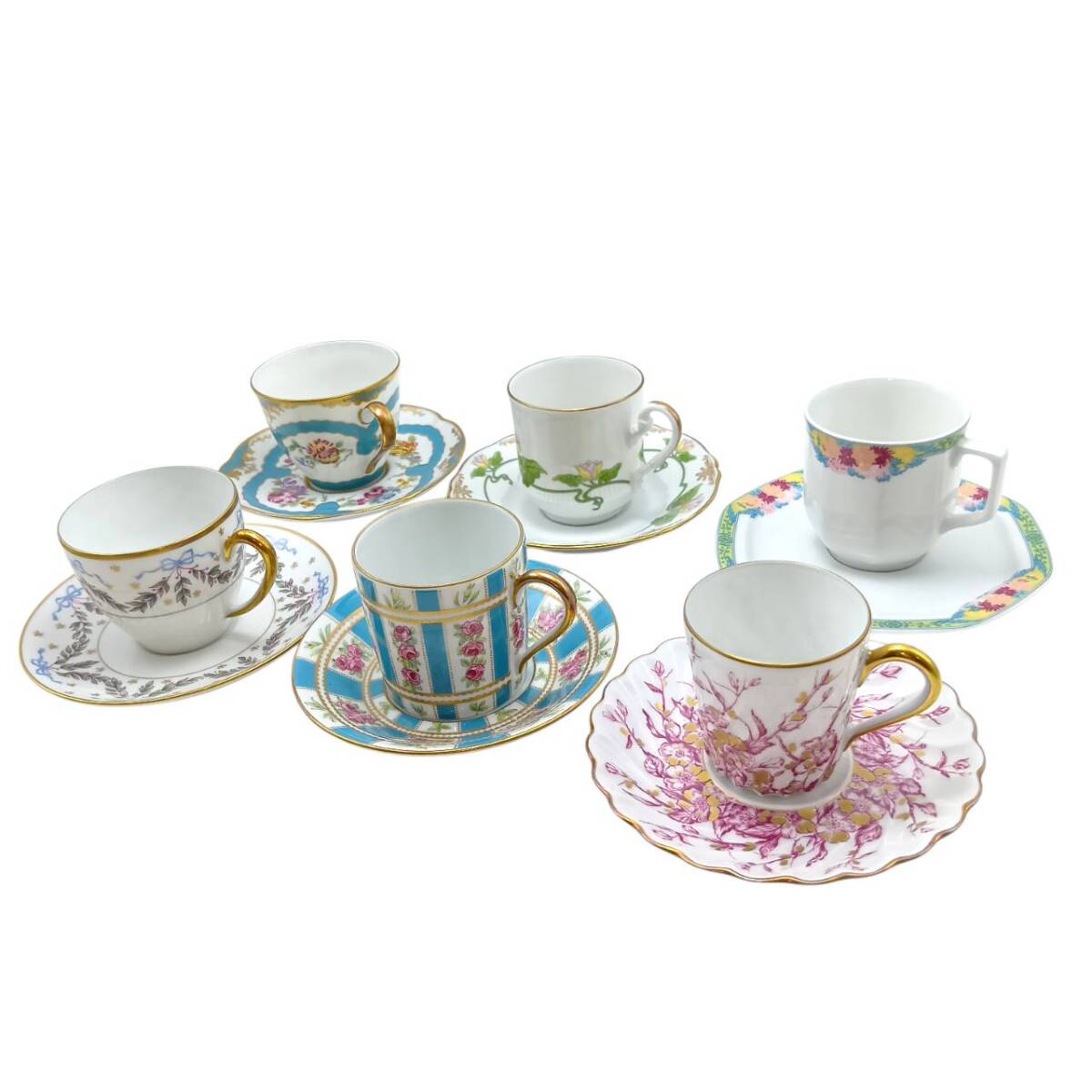 中古】美品 アビランド HAVILAND リモージュ Limoges 5枚セット