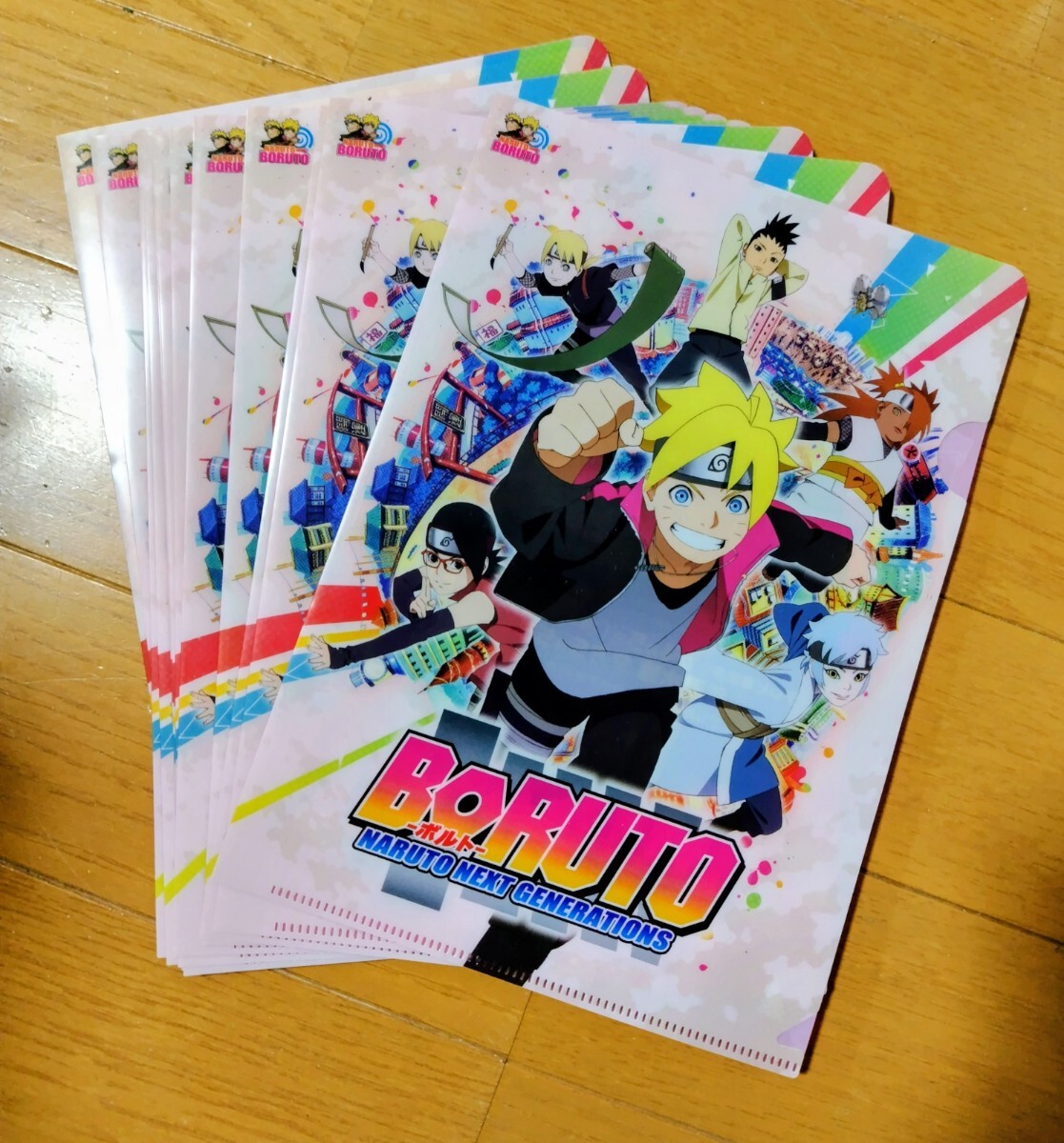 BORUTO NARUTO ボルト ナルト クリアファイルセット NARUTO BORUTO 20周年 クリアファイルセット ナルト&ボルト ナルト