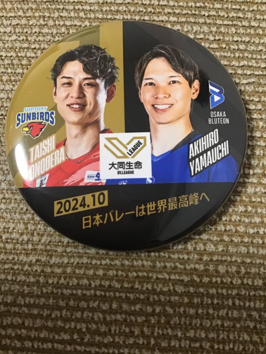 新品】男子バレーボール／サントリーサンバーズ／非売品グッズ2点／V
