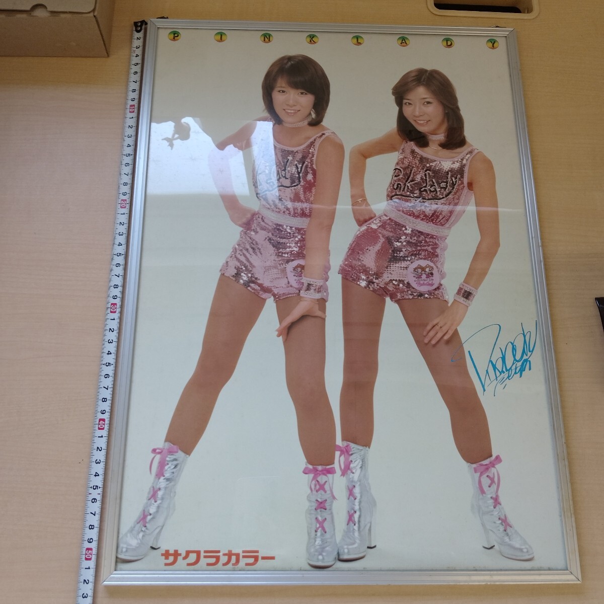 ポスター ピンクレディー B2サイズ 昭和レトロ レオタード - ビクター