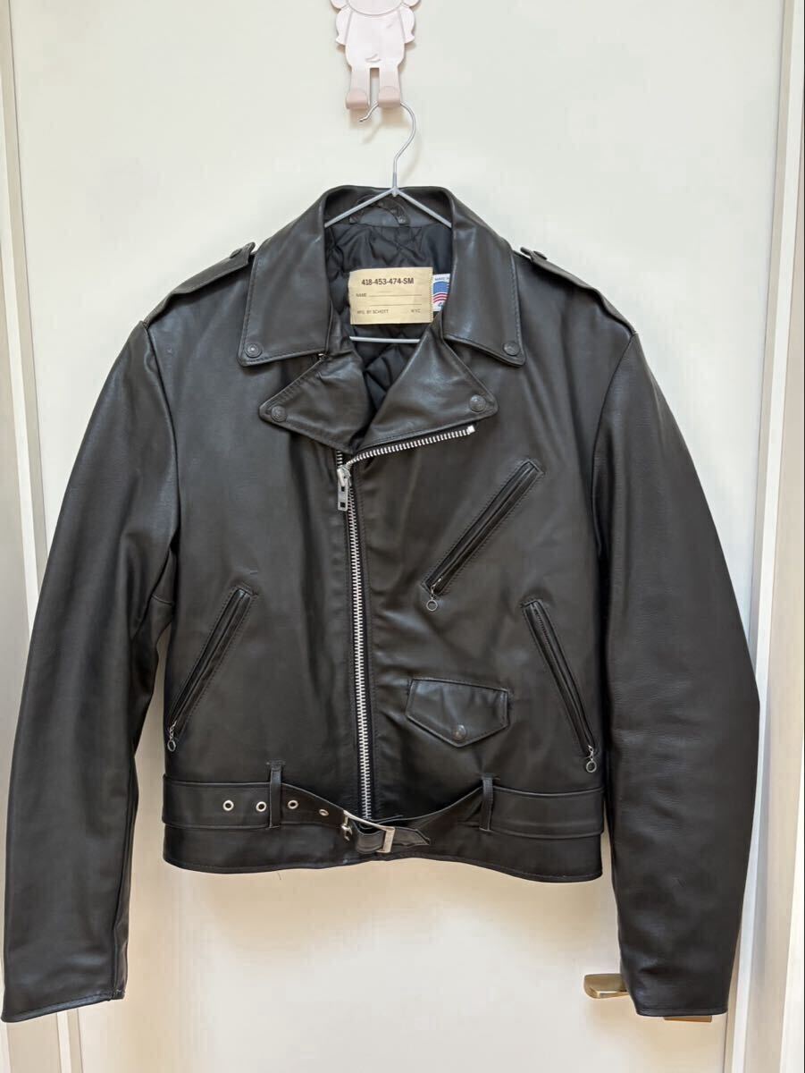 中古】SCHOTT ショットダブルライダース 118 サイズ36 甲本ヒロト着の