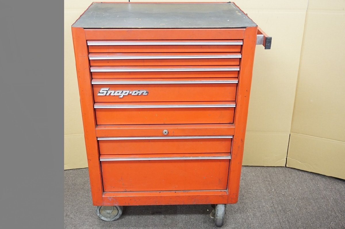 【中古】【店頭引取限定】【未使用】snap-on スナップオン　ロールキャブ 工具箱  KRA2007KCPJJ　グリーン　7段　198,000円 中古】【店頭引取限定】snap-on スナップオンロールキャブ 工具箱