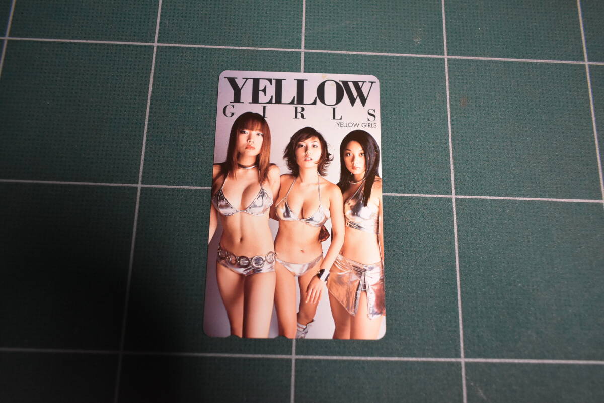 中古】4-i/m MEGUMI・佐藤江梨子・小池栄子◇イエローガールズ◇テレカ 