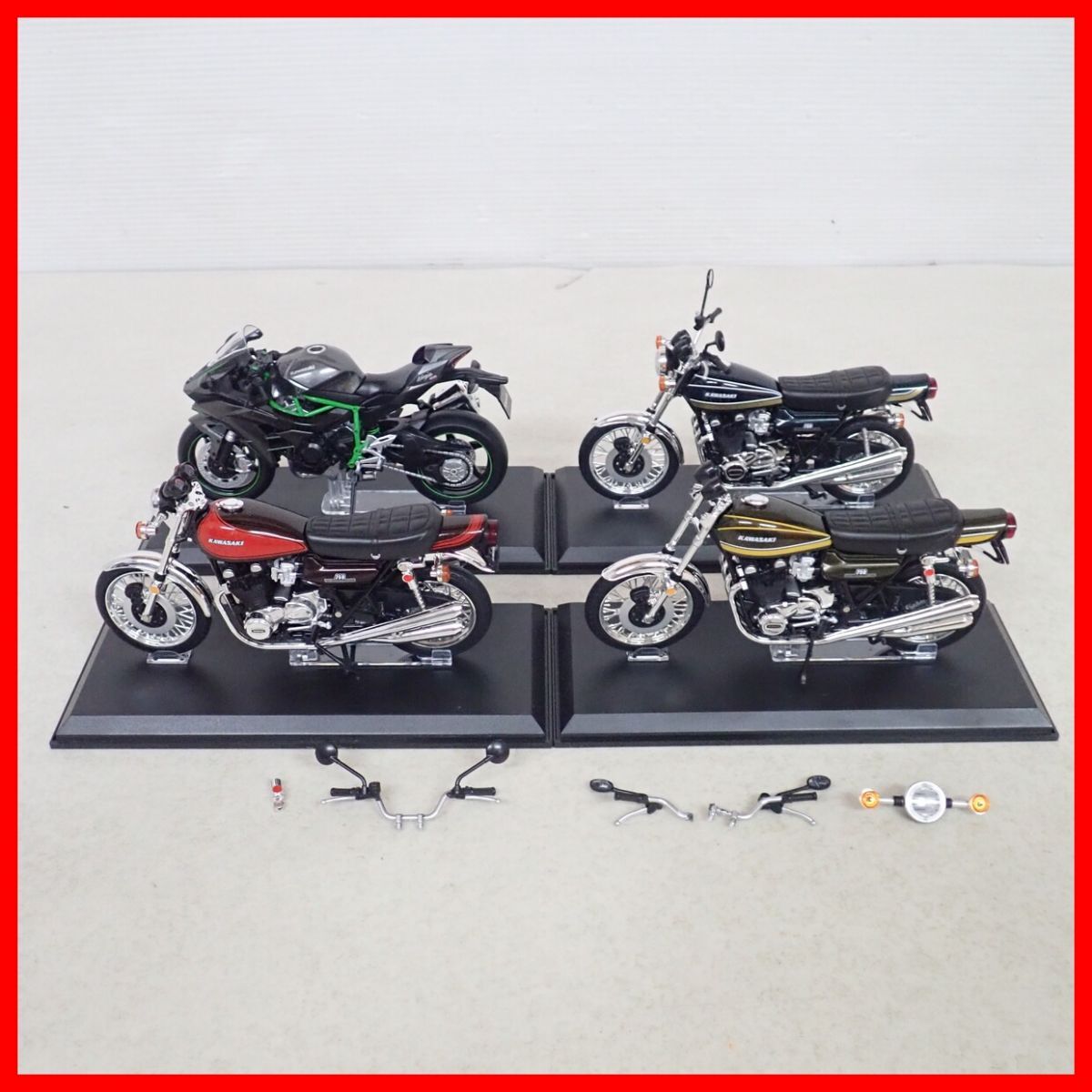 新品】AOSHIMA アオシマ バイク プラモデル 1/12 Kawasaki カワサキ