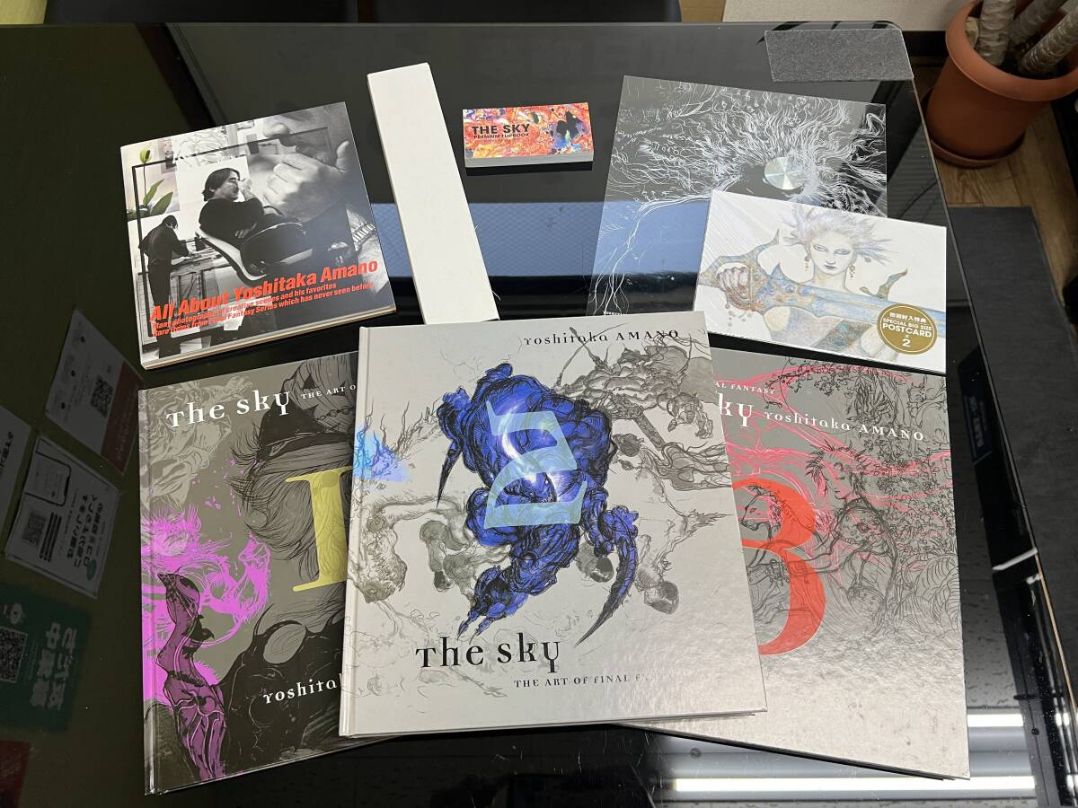 △4199-6 天野喜孝画集＜空＞ THE ART OF FINAL FATASY Yoshitaka 