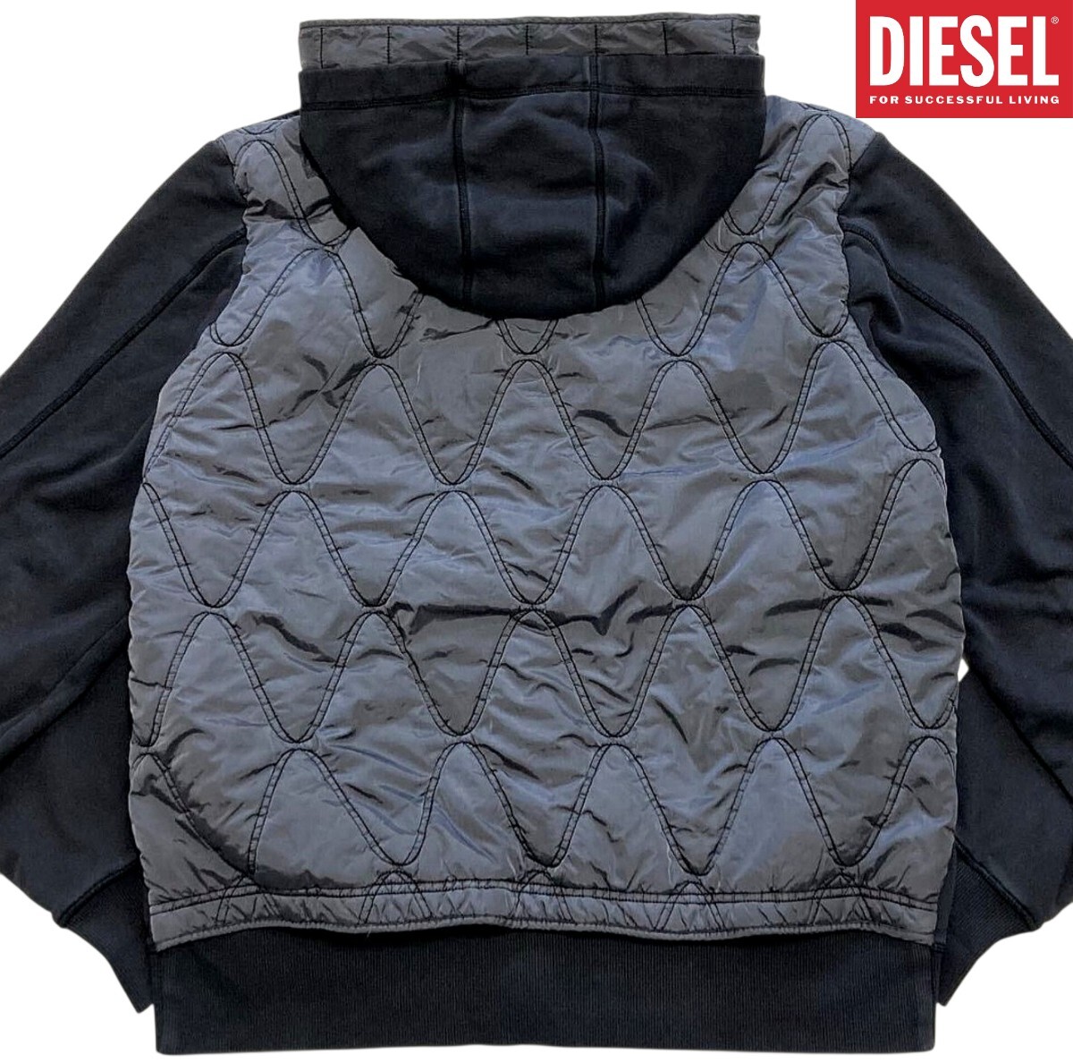 新品】新品 定価3.4万 18AW DIESEL ディーゼル S-BELL ロゴワッペン 