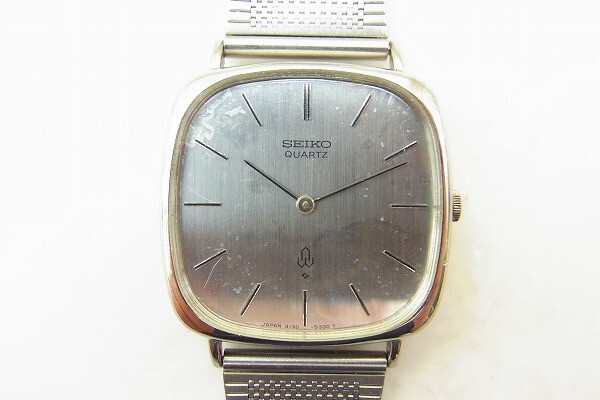 SEIKO スクエアフェイス 腕時計 4130-5250 *セイコー*クォーツ式*2針