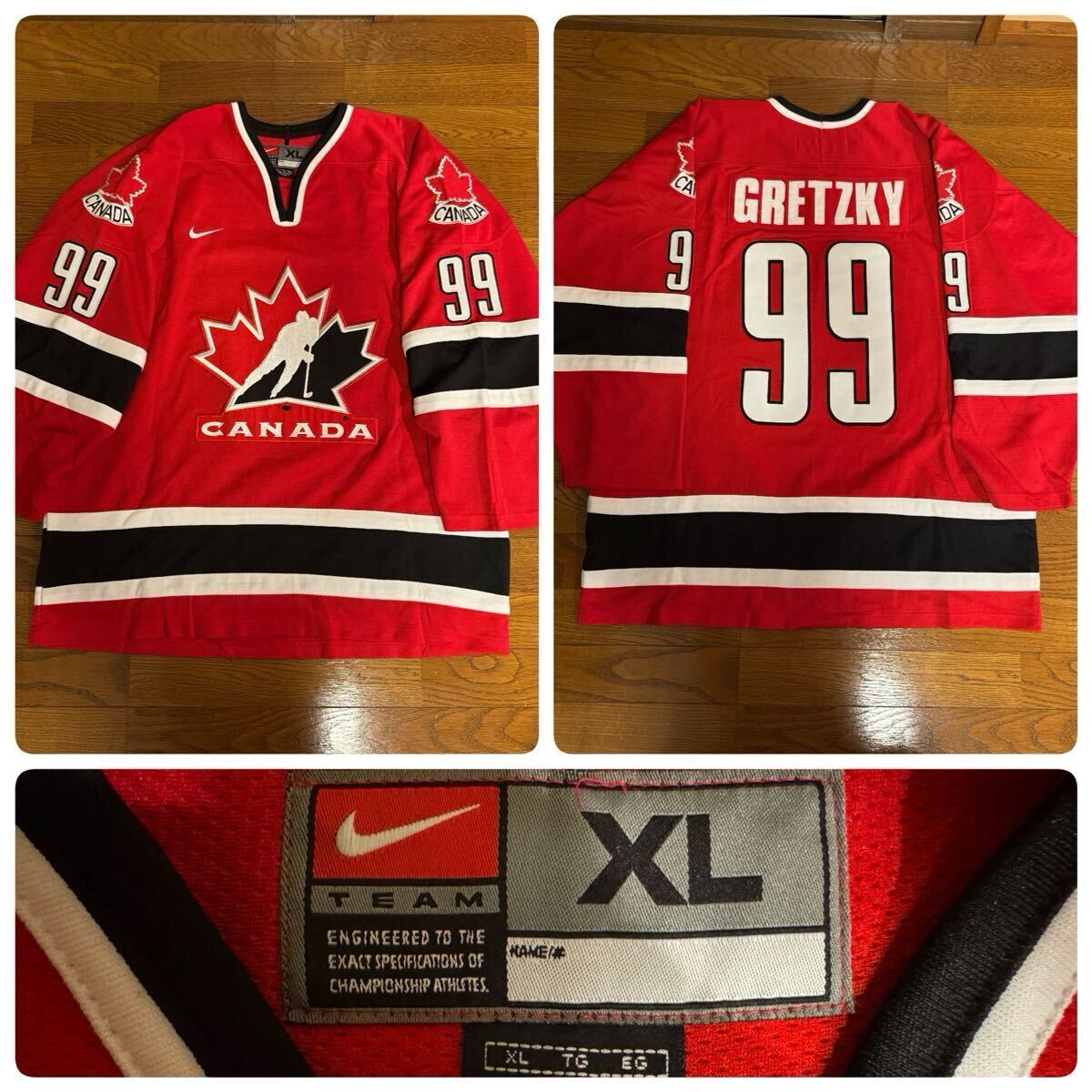 NHL キングス ウェイン・グレツキー ユニフォーム ホッケーシャツ 