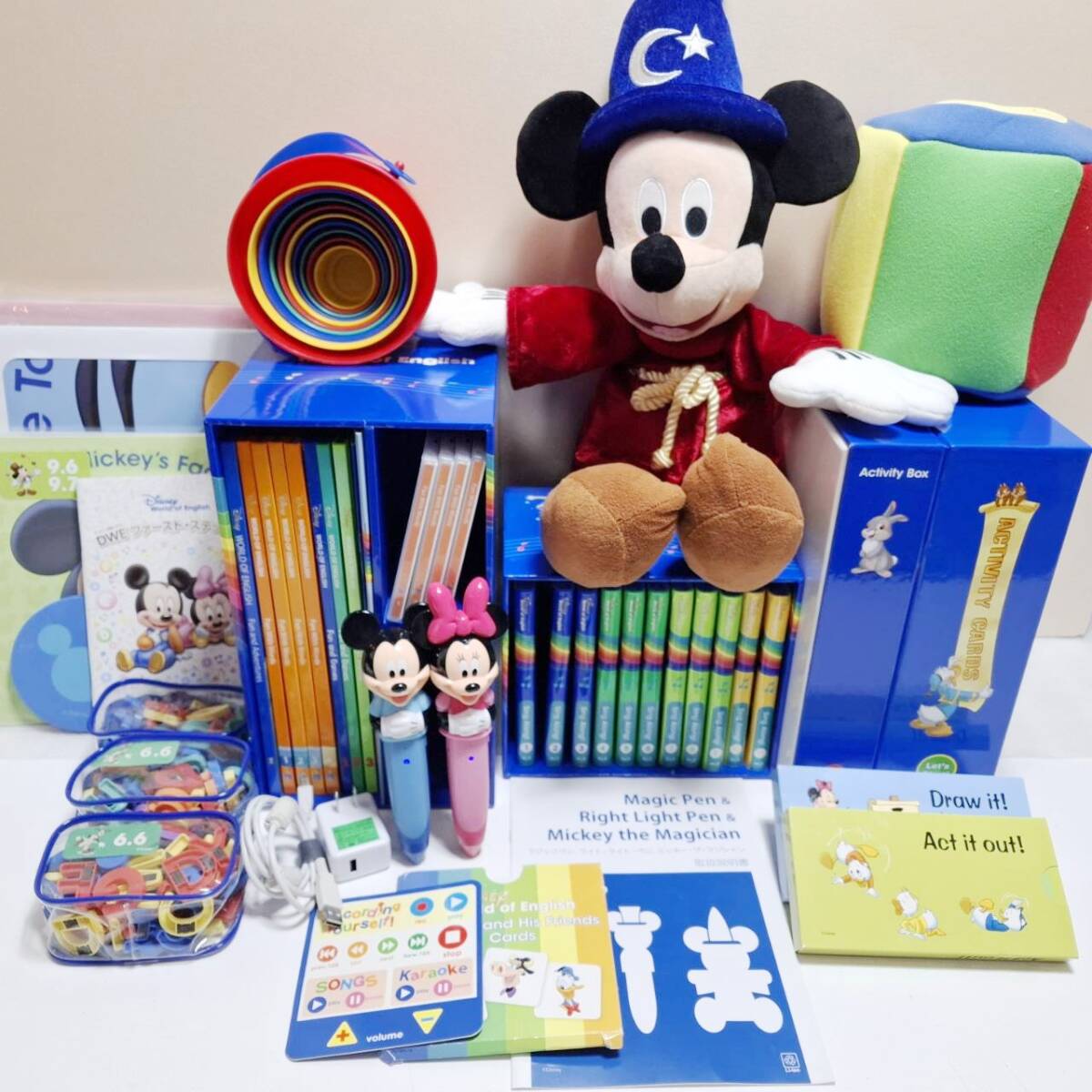 World Familyディズニー英語教材【Sing Along!セット】 ディズニー 英語システム Sing Along! シングアロング CD 8枚セット