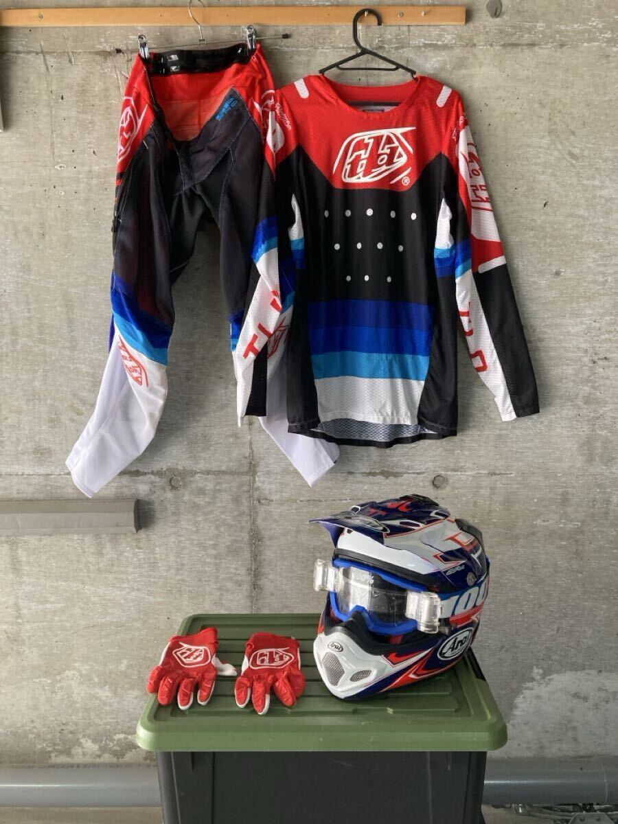 中古 troy lee designs UPS 5850 HW SS SHIRT GURDS size M 半袖