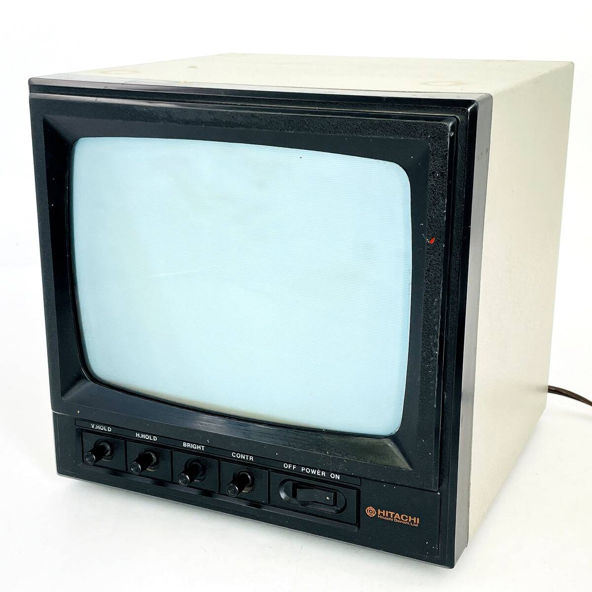 中古】レアなリモコン付！ ブラウン管テレビ 1982年 日立 C18-292の