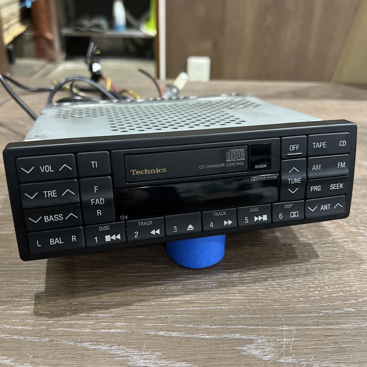 ベンツW124純正テクニクスTechnicsオーディオ ヘッドユニット