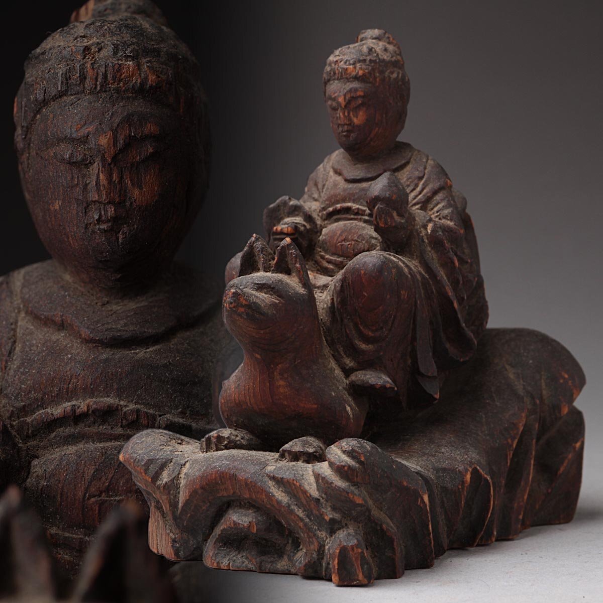 ○荼枳尼天 弁財天 厨子入○ 仏教美術 狐乗り 稲荷 最上位経王大菩薩