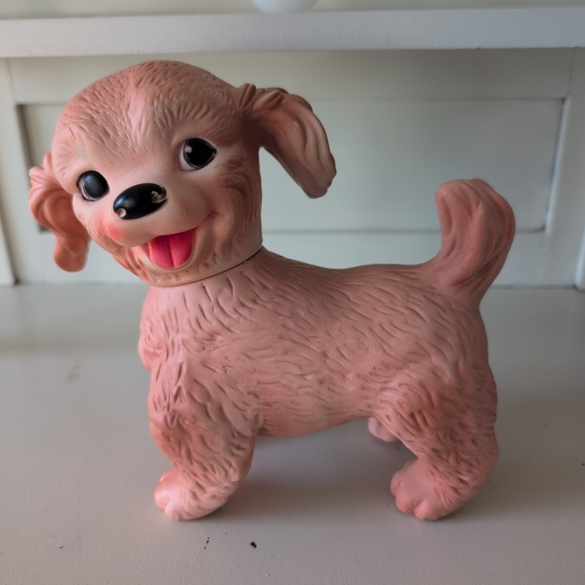 犬 置物 金属製 21cm 鉄製 在銘 渡辺環水 ワンちゃん dogの落札情報