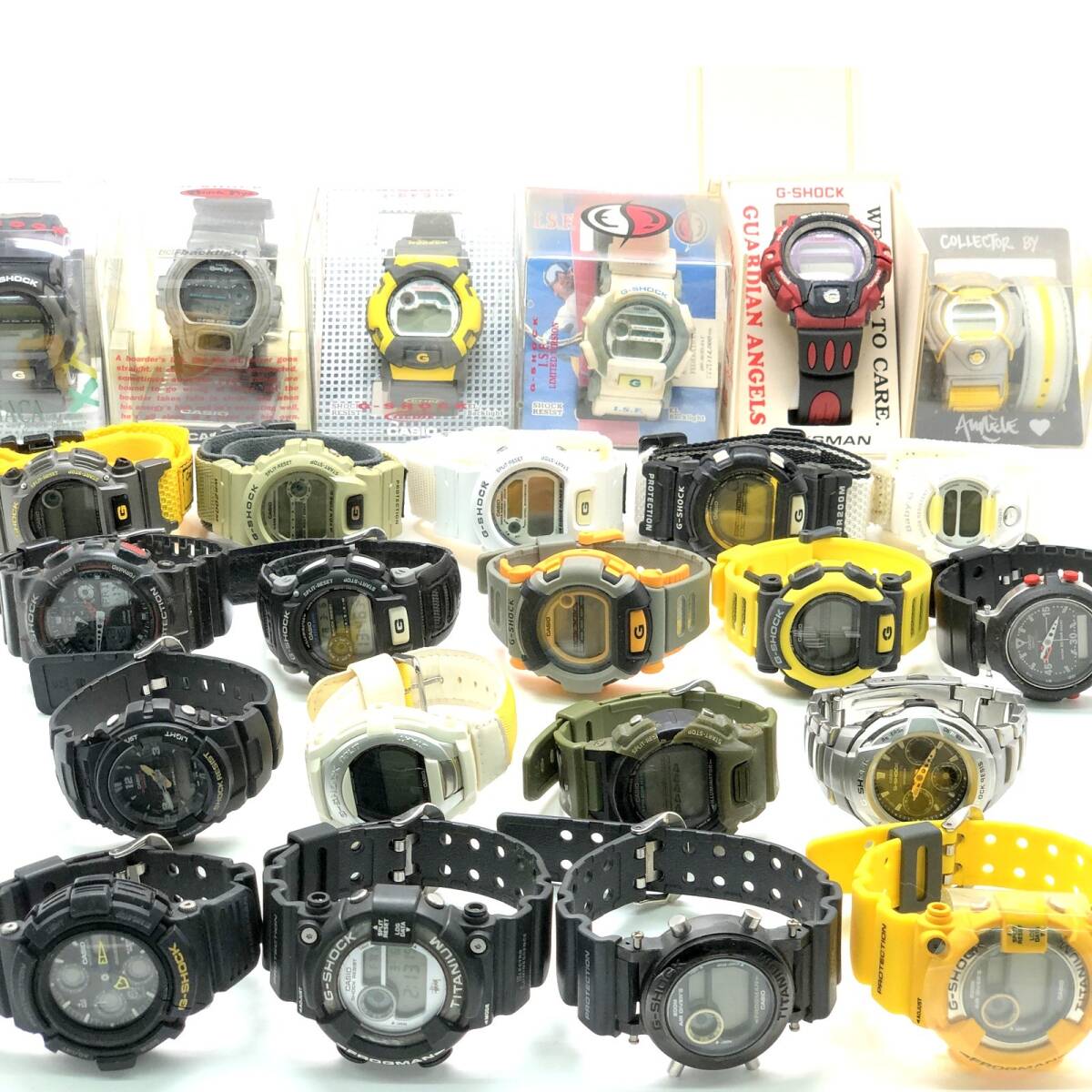 新品】CASIO G-SHOCK AW570/571 ガウスマン ベゼル バンド セットの 