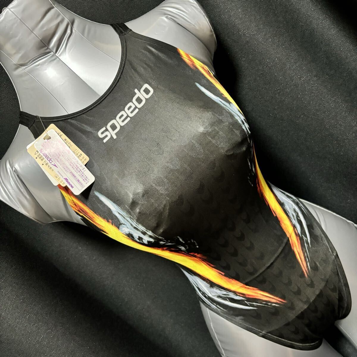 SPEEDO アクアブレードΣ ウロコ模様 ハイレグ マーキュライン Oサイズ
