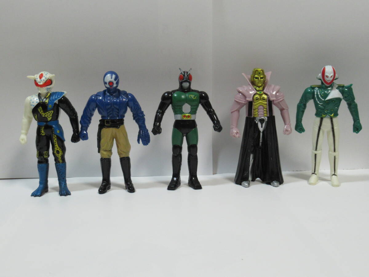 未開封品 仮面ライダー BLACK RX クライシス帝国対決セット ソフビ 