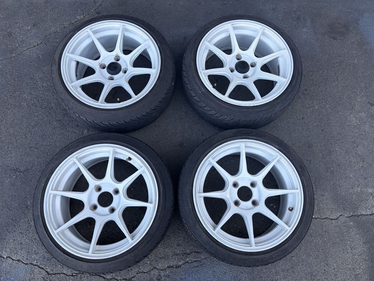 深リム ステルスレーシング 16インチ 7J +40 4H100 165/45R16 タント N