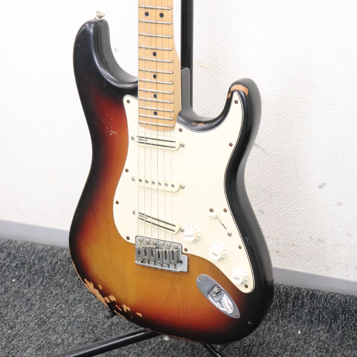 Fender JAPAN Eシリアル ST62-70 グレーボビン Sスタンプ ストラト