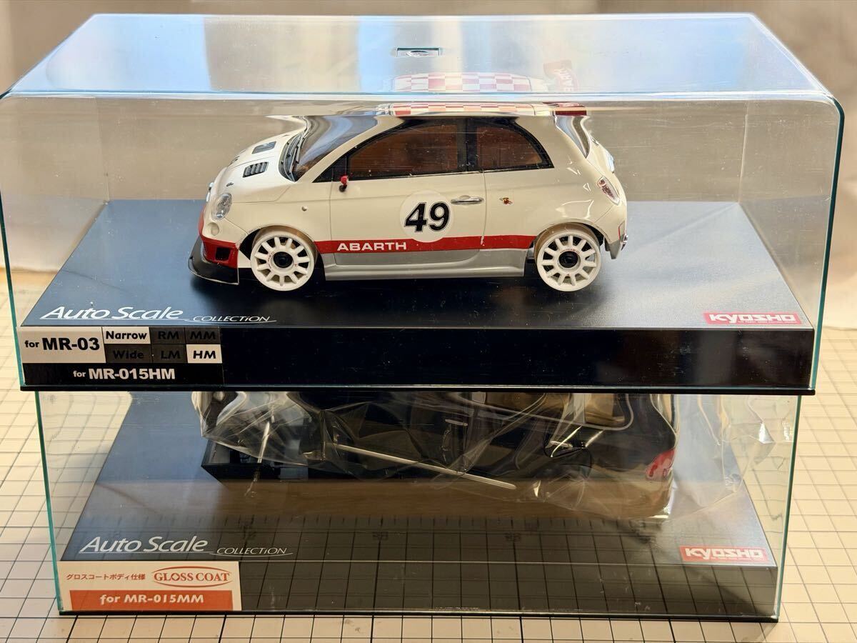 京商 アバルト695 アセットコルセ　ホワイトボディセット MZN146 京商 Kyosho ミニッツ MINI-Z MZN146 アバルト695アセット コルセ