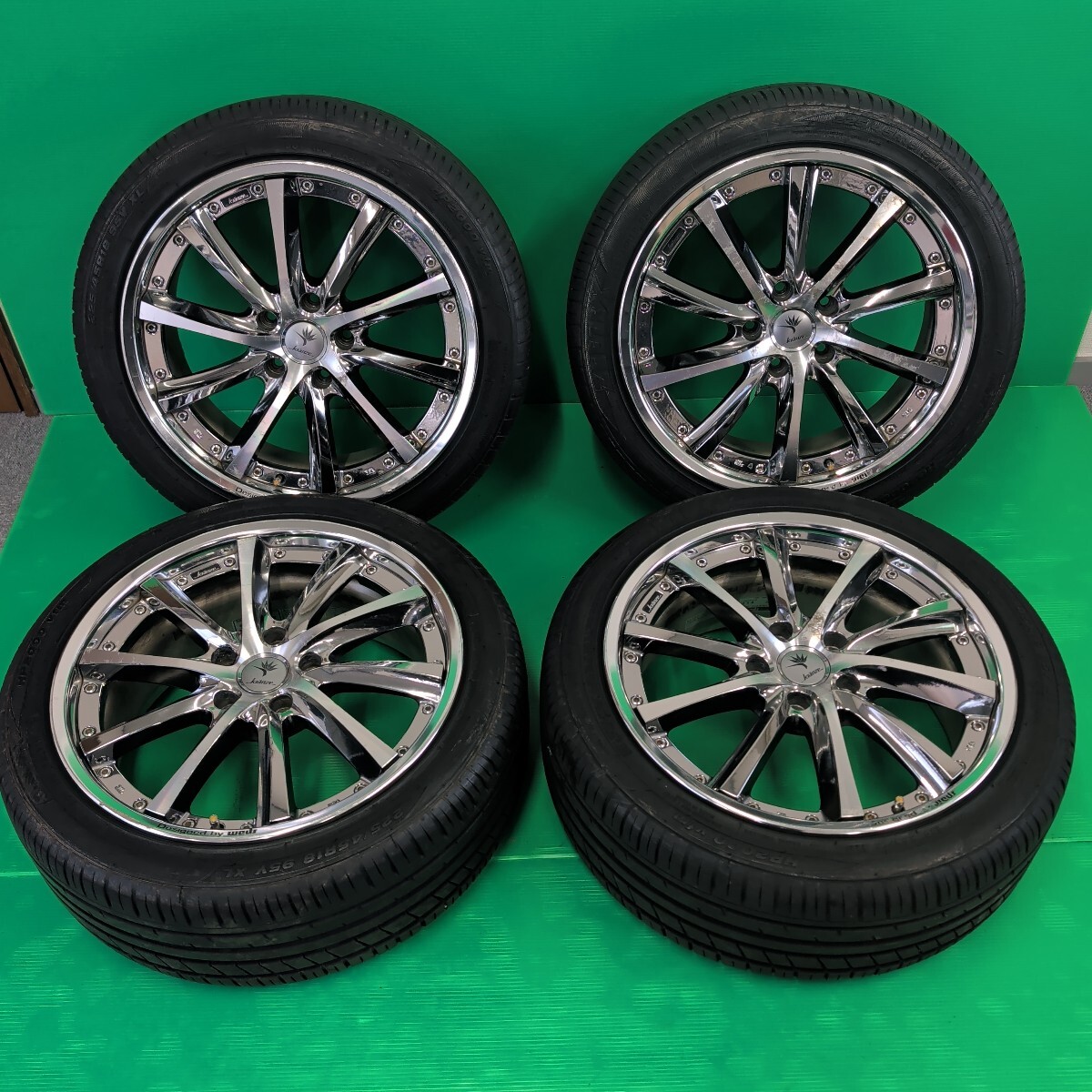 中古】クレンツェ ヴィシュヌ18インチホイール9j10j114/5穴jzx100にて
