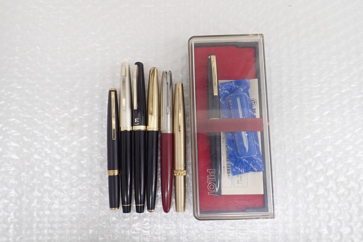 PILOT(パイロット) 万年筆 Elite エリート 格子柄 ペン先18K-750 H1077