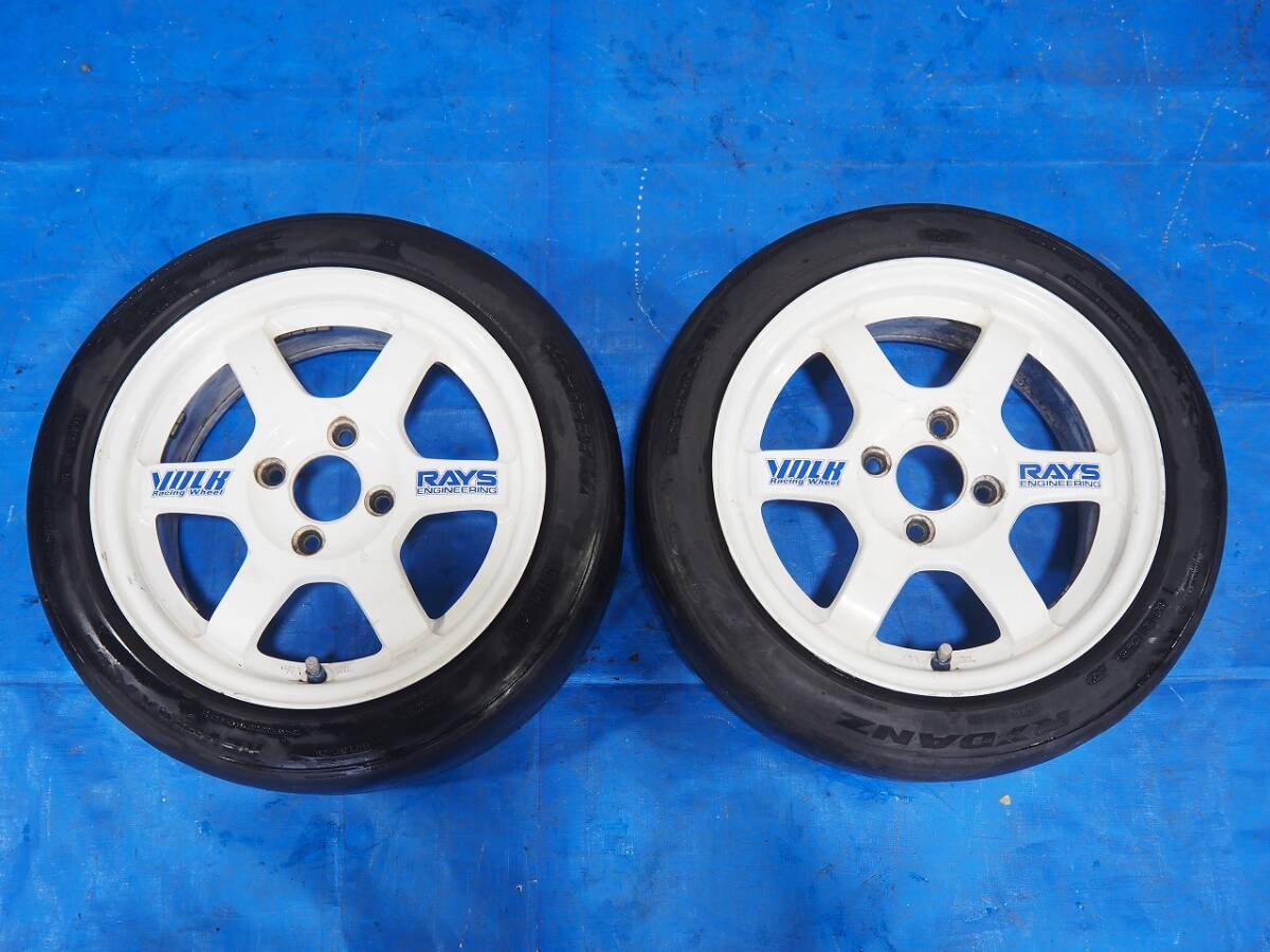 RAYS ボルクレーシング メッシュ【14インチ 114.3/4H】中古4本の落札 