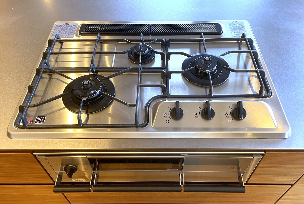 中古】□未使用品□HARMAN□ハーマン□LPG□2口ガスビルトインコンロ 