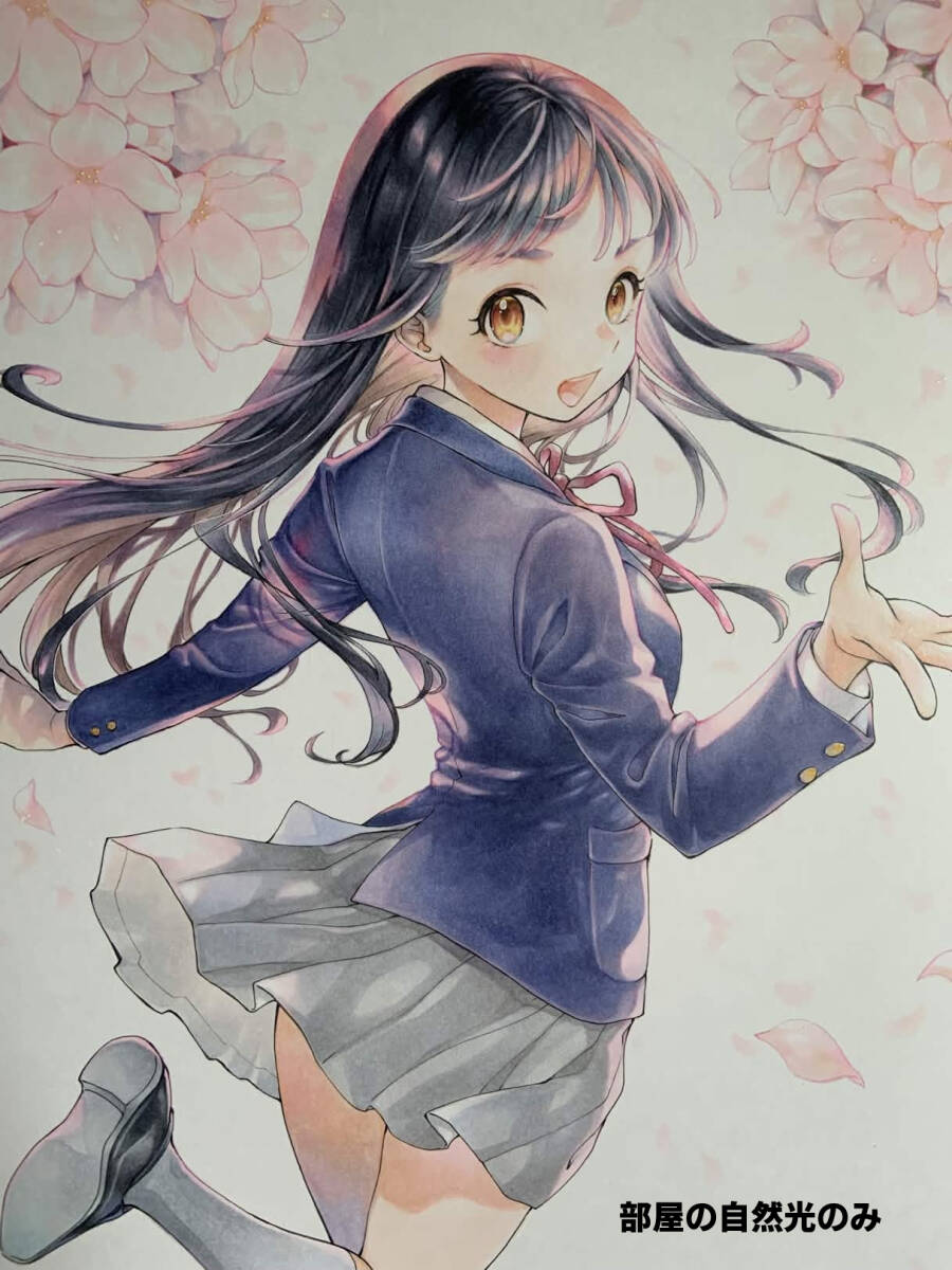 新品】同人手描きイラスト☆変幻戦忍：アスカ「練習絵」13 A4サイズの