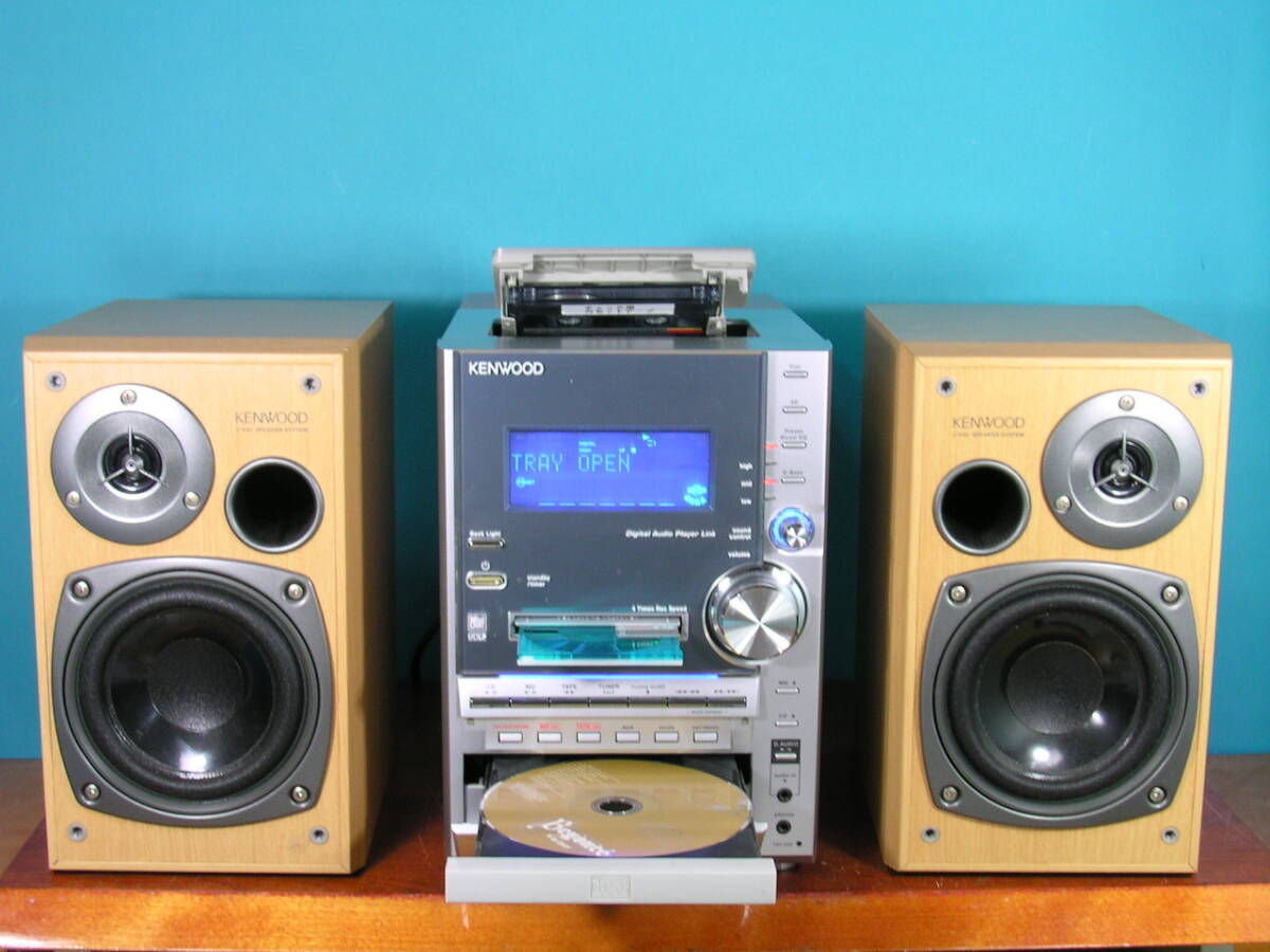 KENWOOD☆CD/カセットコンポX-F7/DP-MF7/C-F6/A-F5☆スピーカー☆/LS