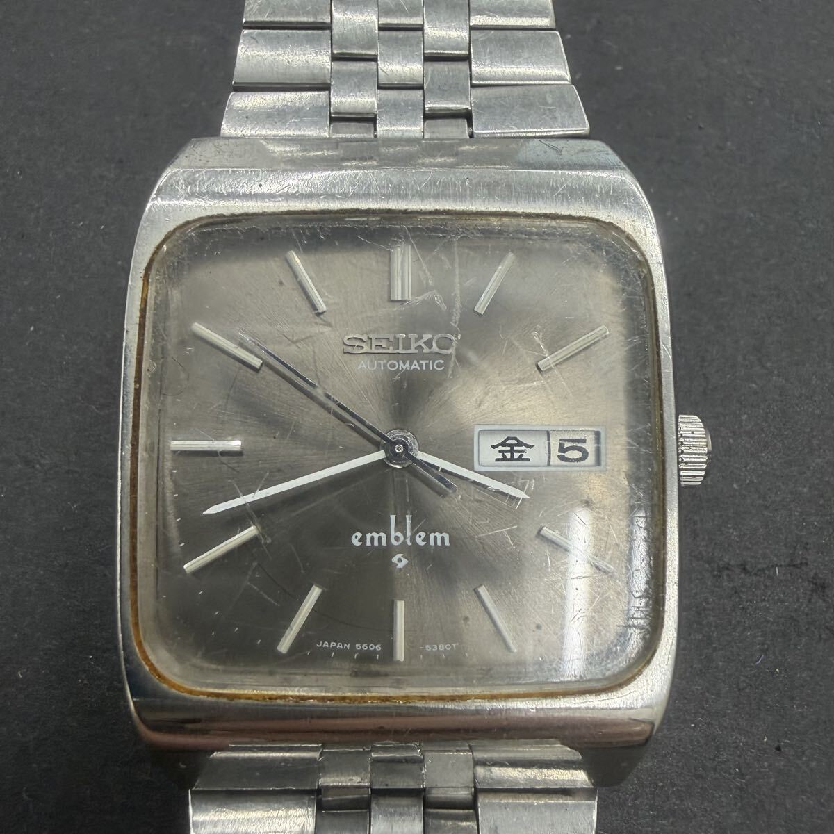 中古】1円 本物 セイコー SEIKO エンブレム HS374B 掛け時計の落札情報 