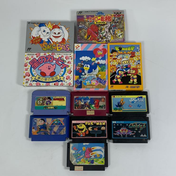 ファミコン カセットセット マリオ ドラゴンボール ロックマン レトロゲーム】ファミコンソフト ロックマンシリーズ 1～6（箱・説明書