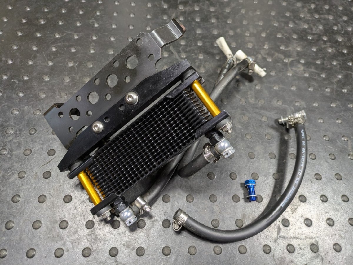 NSF100用 キタコオイルクーラー 純正クラッチカバー エイプ100 XR100の