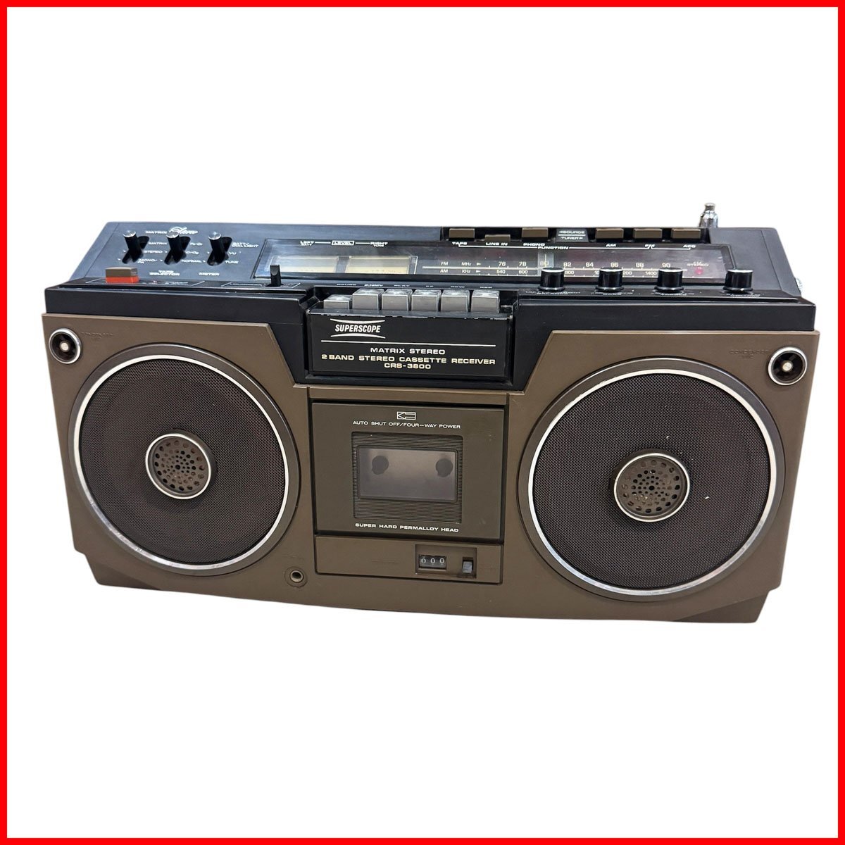 きれいなマランツ CRS-5000 SUPERSCOPE RADIO CASSETTE RECORDER 3