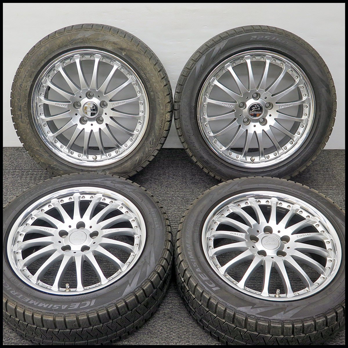 carlsson カールソン CR1/16 17インチ ホイール 4本 7J/+40 4穴 PCD100