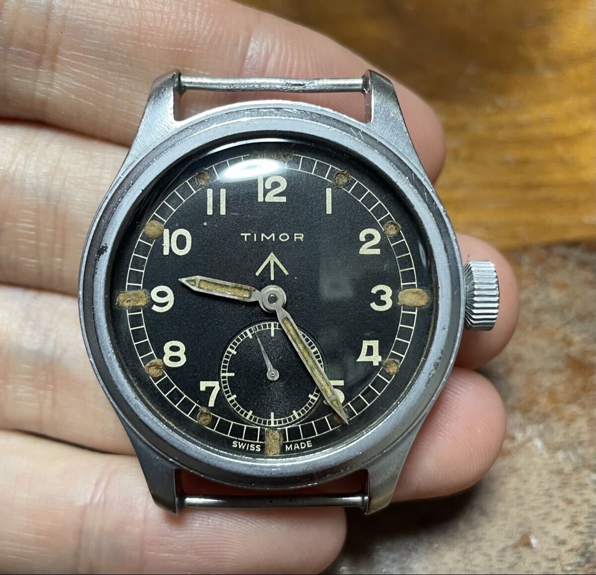 中古】本物 精工舎 旧日本海軍 天測時計 空兵 第四六四五號 オリジナル 