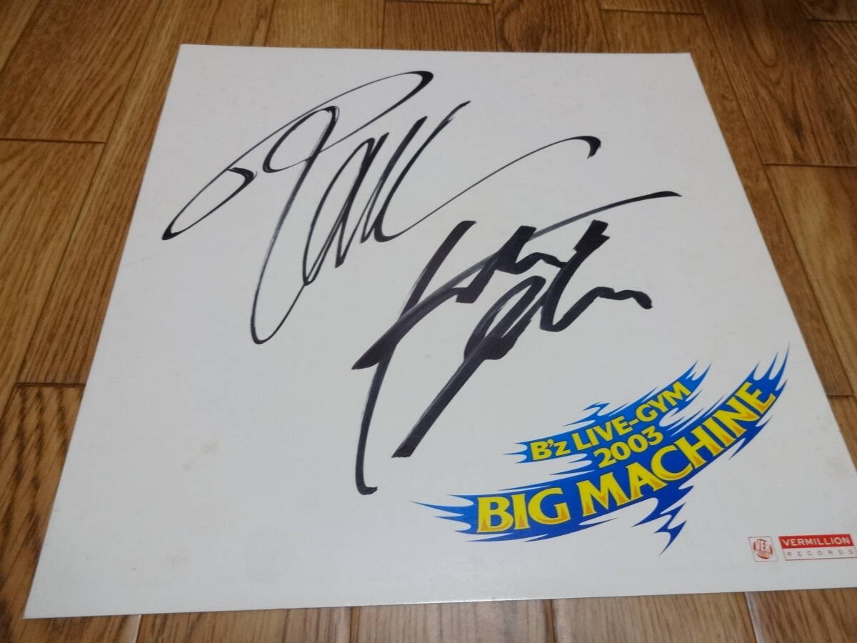 B'z サイン色紙 90年代 稲葉浩志 松本孝弘の落札情報詳細 - Yahoo